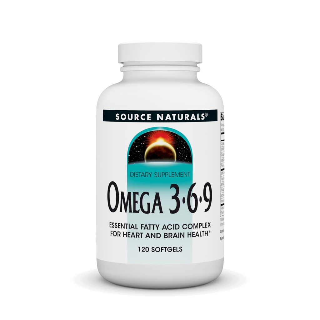 Omega 3-6-9, südame ja aju tervise jaoks hädavajalik rasvhapete kompleks * - 120 Softgels