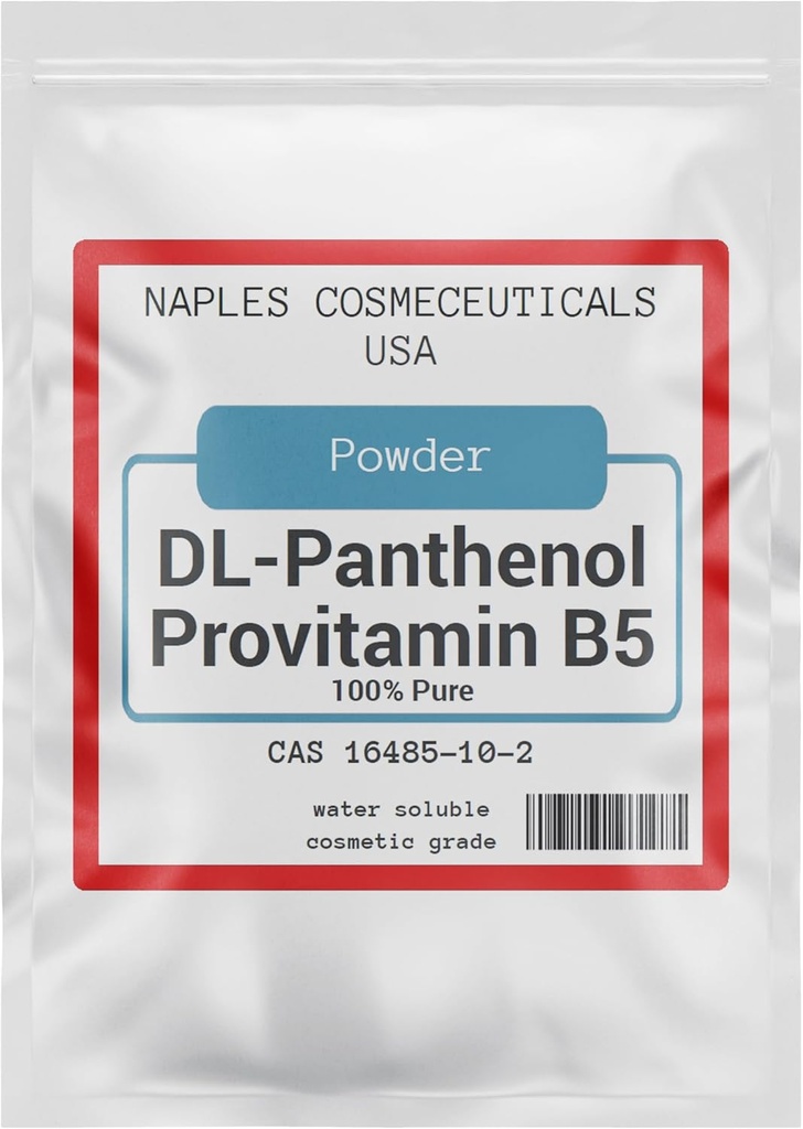 100% puhas pantenooli pulber, DL-pantenooli pulber, provitamiini B5 juuksehoolduseks, nahk, küüned sügavad niisutajad, kasutamine kosmeetikatoodetes või lisage oma lemmiktoodetele (2 oz)
