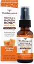 Wedderspoon Propolis ja Manuka Honey Throat Spray, Original Honey, 1 Fl Oz (pakk 1), Sore Throat Relief, Natural Immun Support