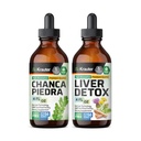 BIO KRAUTER Chanca Piedra Tinktuur 4 Fl. Oz. & Maks Detox Tinktuur 4 Fl. Oz.