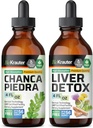 BIO KRAUTER Chanca Piedra Tinktuur 4 Fl. Oz. & Maks Detox Tinktuur 4 Fl. Oz.