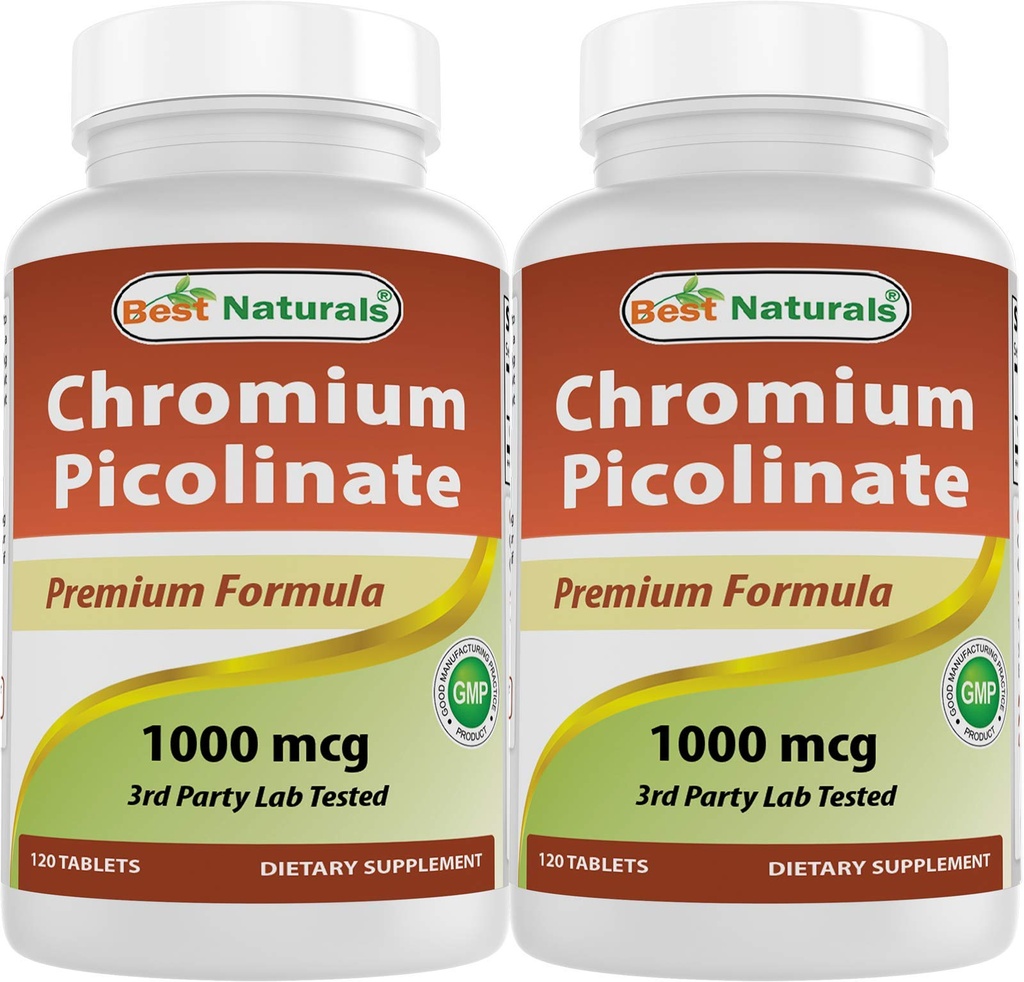 Parim looduslik kroompikolinaat 1000 mcg 120 tabletti (pakk 2)
