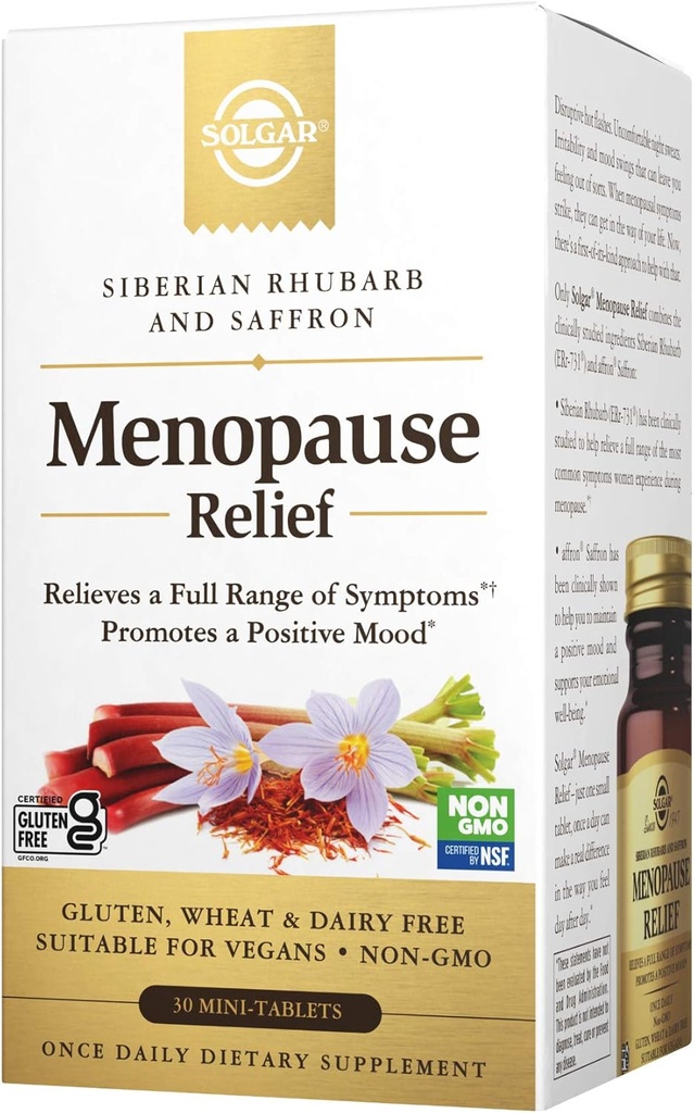 Solgar Menopausi leevendamine - 30 tabletti