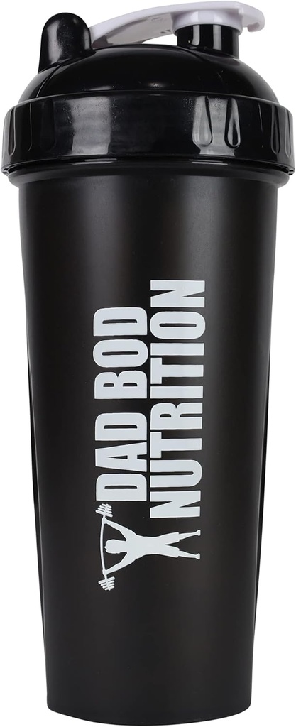 Isa Bod Toitumine Naljakas Valk Shaker Pudel 28 Ounce Water Cup (Black Lid)