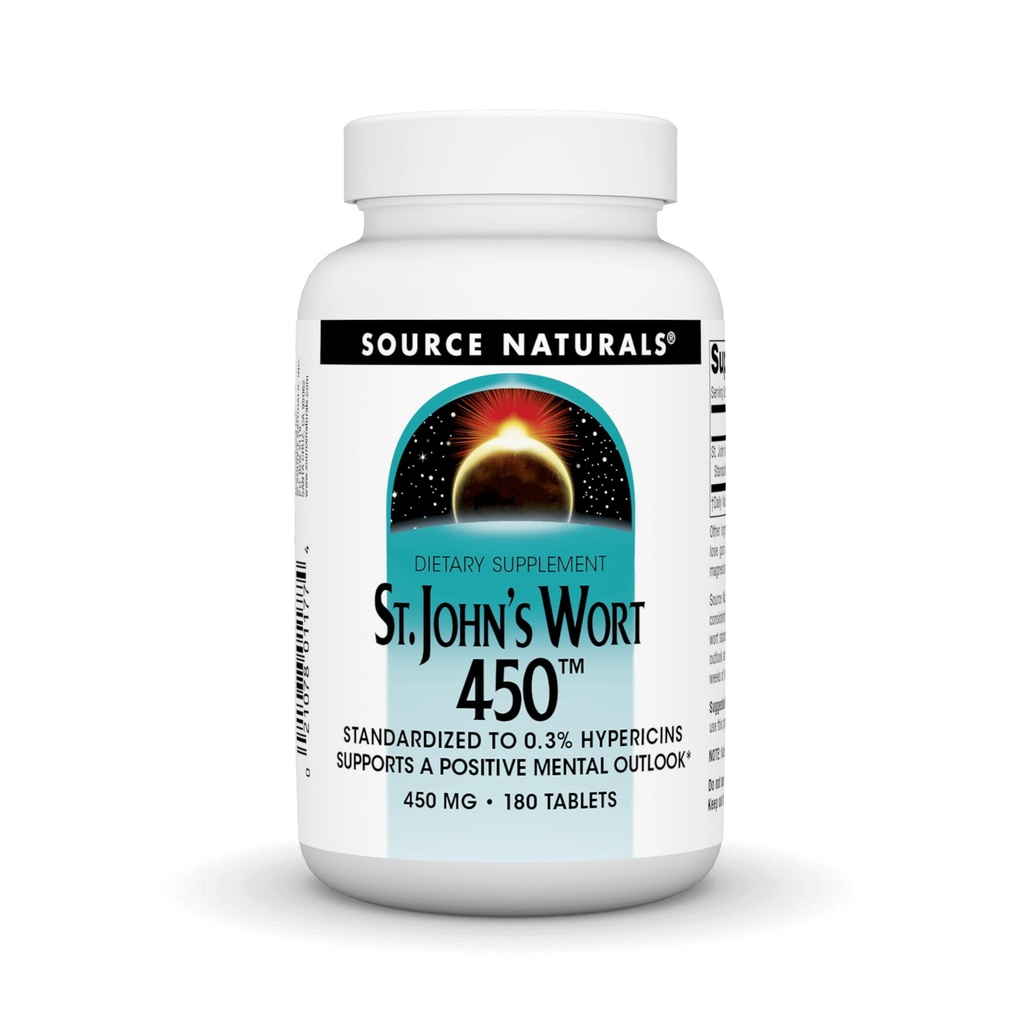 Naistepuna 450 mg toetab positiivset vaimset väljavaadet - 180 tabletti