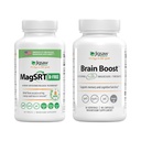 Jigsaw Health Magnesium Bundle | MagSRT (B-vaba), 240 tabletti, ja Brain Boost, 90 kapslit