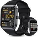 Nutikad kellad meestele naistele (Answer Make Call), 1.95" Fitness Watch koos verehapniku südame löögisageduse unemonitoriga, 100+ Sport IP68 Veekindel Fitness Watch Android iOS telefonidele