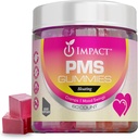 Impact PMS Gummies - 60 Count multivitamiini naised, menstruaalkramp Relief PMS - tugi täiendused PMS Relief & Natural Hormone Balance