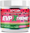 Evogen EVP Xtreme NO - Pre Workout Pulber meestele ja naistele | Sugar Free Preworkout beeta-alaniin, kreatiini ja kofeiini energia ja pumba | Hapu arbuus | 40 Servings