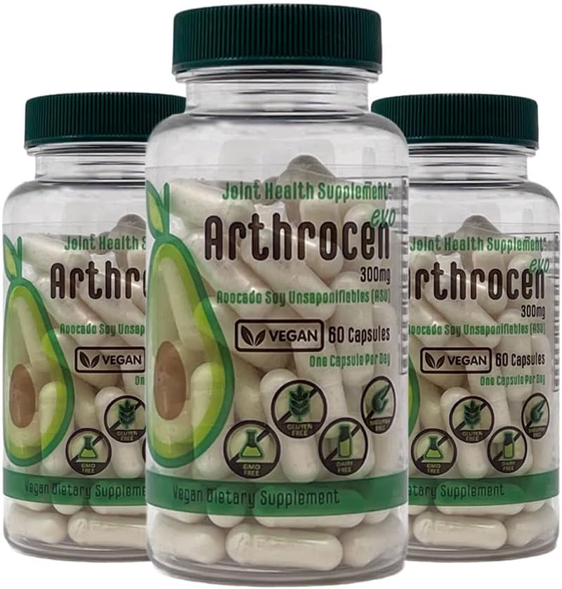 EVO Vegan ühine tervise täiendada, 300Mg Avokaado Soja Seebistumatu, 60 päeva pakkumine, üks kapsel päevas (6 kuud)