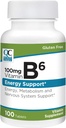 Kvaliteetne vitamiin B6 100 mg, 100 tabletti