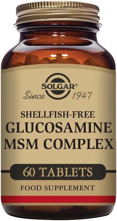 Solgar Glükoosamiin MSM komplekstabletid, 60 loend