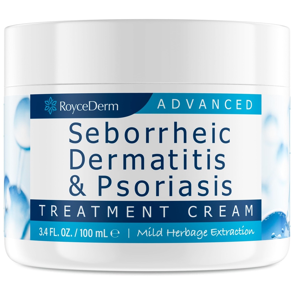 Roycederm Seborrheic Dermatitis Cream, peanaha ravi psoriaasi, follikuliit, kuiv peanahk, Dandruff, Anti-Itch Cream leevendamiseks