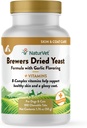 NaturVet Brewers Kuivatatud pärmivalem koos küüslaugu maitsega Plus vitamiinid koertele ja kassidele, närimistabletid, valmistatud USA-s globaalsete allikate koostisosadega 100