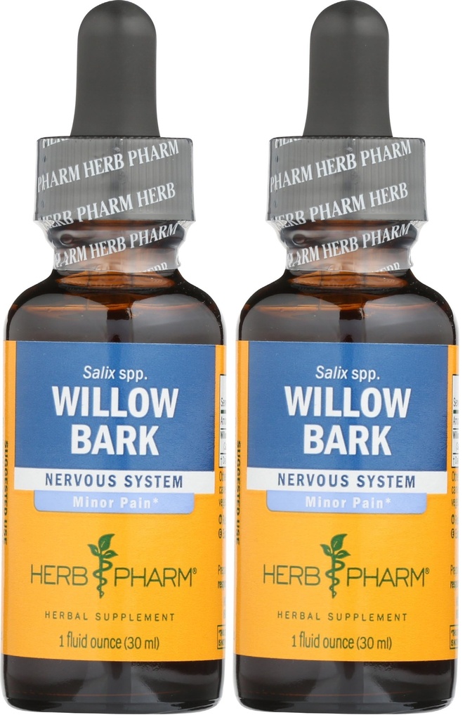 Herb Pharm Willow Bark Vedel Ekstrakt Väikese Valu - 1 Ounce (DWILL01) (Pakk 2)