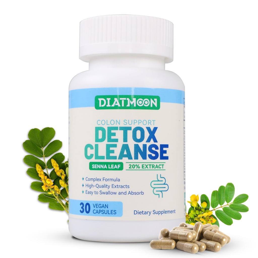 Soolestiku puhastuskapslid, soolestiku ja koloonia tugi, detox & puhastamine 15 päeva jooksul, mitte-GMO-d, mitte-gluteen, vegan, Colon Cleanse Supplement, 30 Count