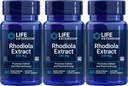 Elu pikendamine Rhodiola ekstrakt, 60 taimetoitlase kapslit (pakk 3)