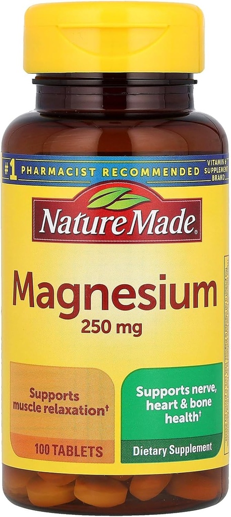 Nature Made Magnesium 250 mg, 100 tabletti