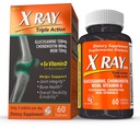 X Ray Dol kolmekordne tegevus Ühine tugilisa koos glükoosamiiniga 1500mg, kondroitiin 800mg, MSM 750mg ja 5X D-vitamiin tervislike liigeste, luude ja kõhre jaoks - 60 loend pudeli kohta - 1 pakend