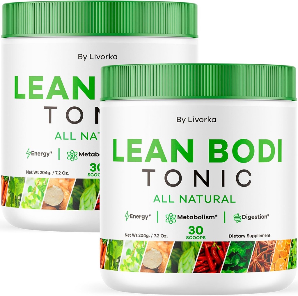 (2 Pack) Lean Body Tonic Powder, Lean Body Tonic, LeanBody Powder, LeanBodyTonic, Lean Body Powder, Lean Body Tonic Powder Advanced Formula, Lean Body Powder All Natural, 60 Servings 2 kuud