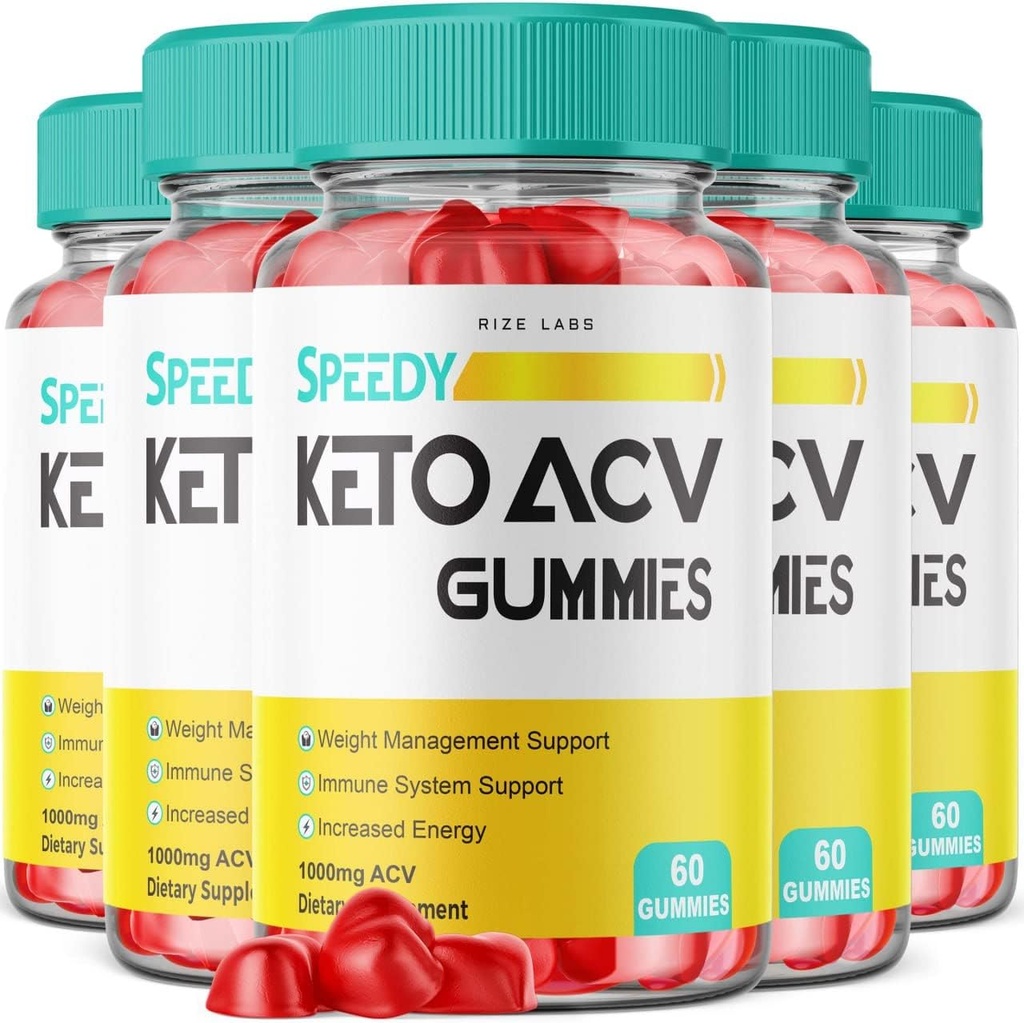 Rize labs - Speedy Extreme Keto Plus ACV Gummy täiustatud kaalulangus Apple Siidri äädika 2000mg täiendus (300 Gummies)