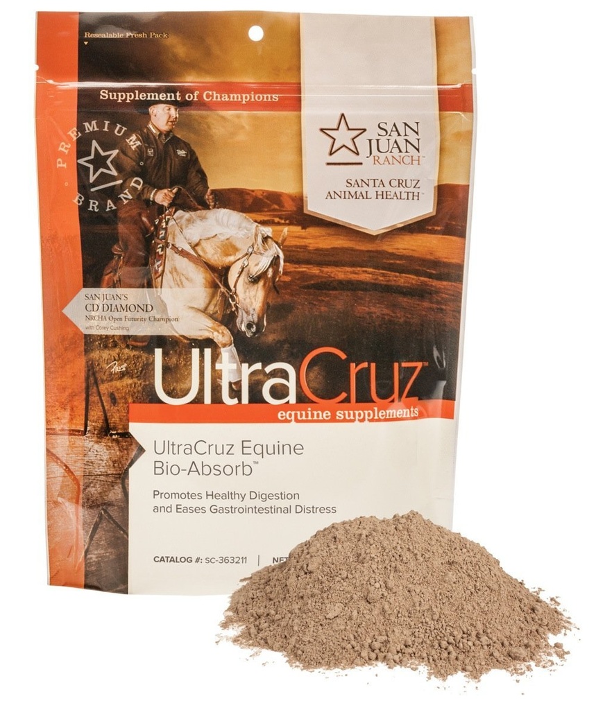UltraCruz Hobuste Bio-Absorb Täiendus hobustele, 1 lb, pulber (4 päeva pakkumine)