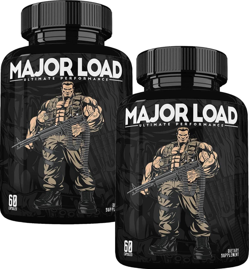 ONL Testosterooni täiendus meestele - suur koormus Testosteroon Booster Horny Goat Weed & Maca Root - Tongkat Ali energia pillid Stamina & Strength - Test Booster 60 kapslit (2pk)