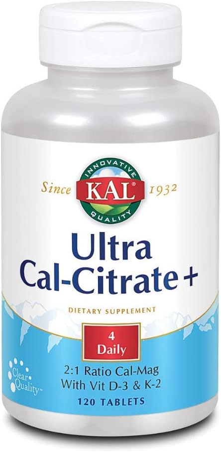 Kal Ultra Kaltsiumtsitraat Plus tabletid, 120 loend