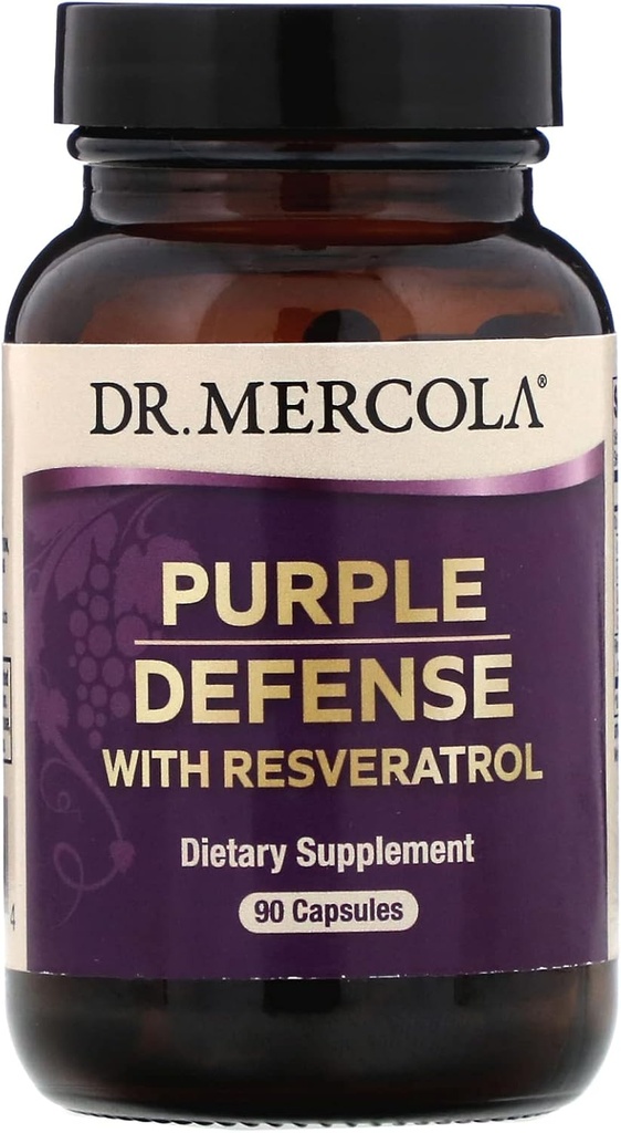 Dr Mercola, Purple Defense koos Resveratrooliga, 90 kapslit