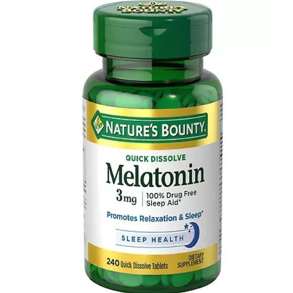 Looduse Bounty Melatoniin 3 mg tabletid 120 tabletti (2. pakend)