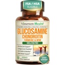 Glükoosamiin Chondroitin MSM - ühine tugi täiendada naiste ja meeste glükoosamiini sulfate 1500 mg, kondroitiin ja MSM - kõhre, liigeste tervis ja paindlikkus - 90 kapslit