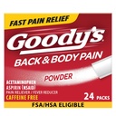 Goody selja ja keha valu leevendamise pulber, 24 ct (pakk 1)