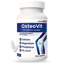 OsteoVit 5-in-1 Calcium 120 tabs Multivitamiin: Kaltsium, magneesium, fosfor, D3-vitamiin & A - luu tugevus ja paindlikkus *, GMO-vaba | Kaltsiumilisand D-vitamiiniga naistele ja meestele