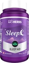 Sleep-X | Natural Sleep Supplement | Võimas taimne uneabi Premium Grade Aminohapped ja standardiseeritud taimsed ekstraktid