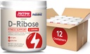 Jarrow valemid D-Ribose pulber - 200 g - toidulisand toetab lihaste taastumist, energiat ja vastupidavust - 100% puhas - vegan - mitte-GMO - ligikaudu 90 Servings, pakett 12