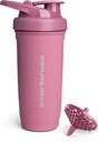Smartshake Reforce Stainless Steel Protein Shaker Pudel - Isoleerimata Unisex Gym Pudel | Metal Shaker pudelid - 900 ml | 30 oz - Leakproof Screw-On Lid - DEHP & BPA Free (Deep Rose)