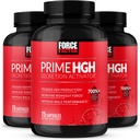 FORCE FACTOR Prime HGH sekretsiooni aktivaator, 3-Pack, HGH täiendus meestele, kellel on kliiniliselt uuritud alfasize, et aidata käivitada HGH tootmist, suurendada treeningu jõudu ja parandada jõudlust, 225 Count