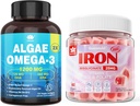 Vegan Raudkummid Ja Taimepõhised Vetikad Omega 3 1200mg Lisand