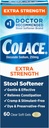 Colace Extra Strength Softener õrn tõhus kõhukinnisus Relief, # 1 Doctor Recommended Stool Softener Brand, 250 mg Docusate Capsules, 60 Count (Pack of 1)