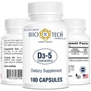 Bio Tech D-vitamiini kapsel 53191024401 1 pudel, 100 pudeli kohta