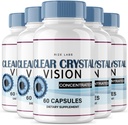 Rize labs (5 Pack) Clear Crystal Vision Supplement, Clear Crystal Vision for Blurry Eyes, ClearCrystal Vision to Support Healthy Eye Functions, Clear Crystal Vision Formula Reviews (300 kapslit)