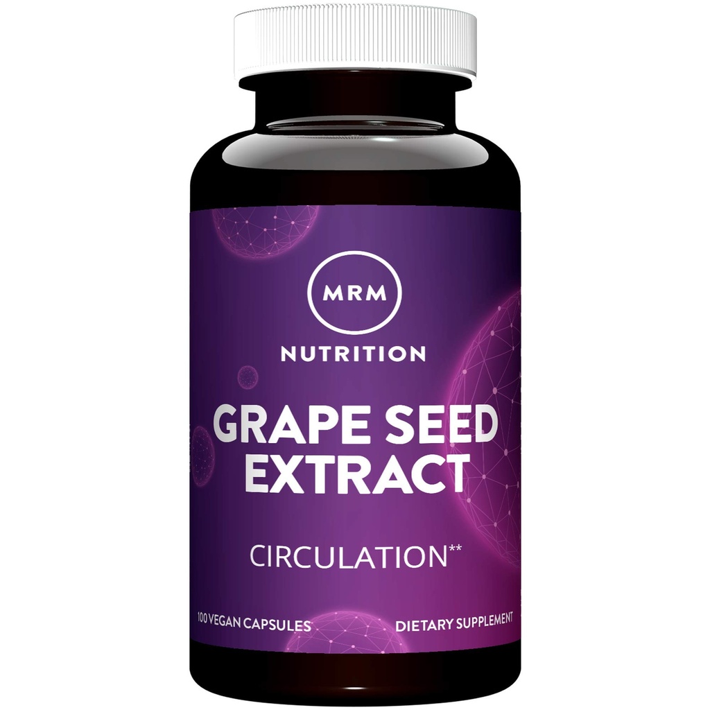 MRM Nutrition Grape Seed Extract | Circulation | Antioksüdandid | Anti-agning | Gluteenivaba + Vegan | 100 Servings