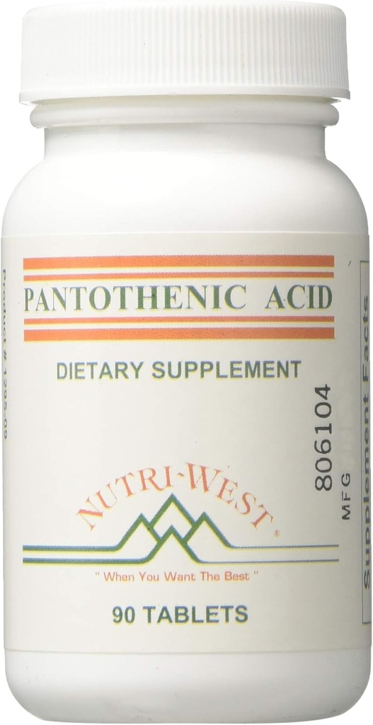 Nutri-West - Pantoteenhape 90 tabletti