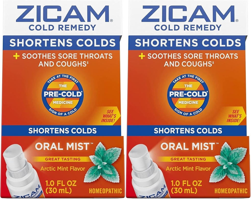 Zicam Cold Remedy Tsink Arktika Rahapaja Suukaudne udu, 1 Ounce (pakk 2)
