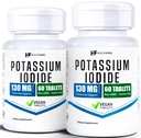 HealthFare kaaliumjodiidi tabletid | 130 mg | 120 kiirlahustuvat tabletti (2 pakendit) | Ki tabletid | Pikk säilivusaeg | Mitte- GMO
