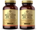 Solgar Pärmivaba Selenium 200 mcg - 250 tabletti, pakend 2 - toetab antioksüdante ja immuunsüsteemi tervist - mitte-GMO, vegan, gluteenivaba, piimavaba, Kosher - 500 kokku
