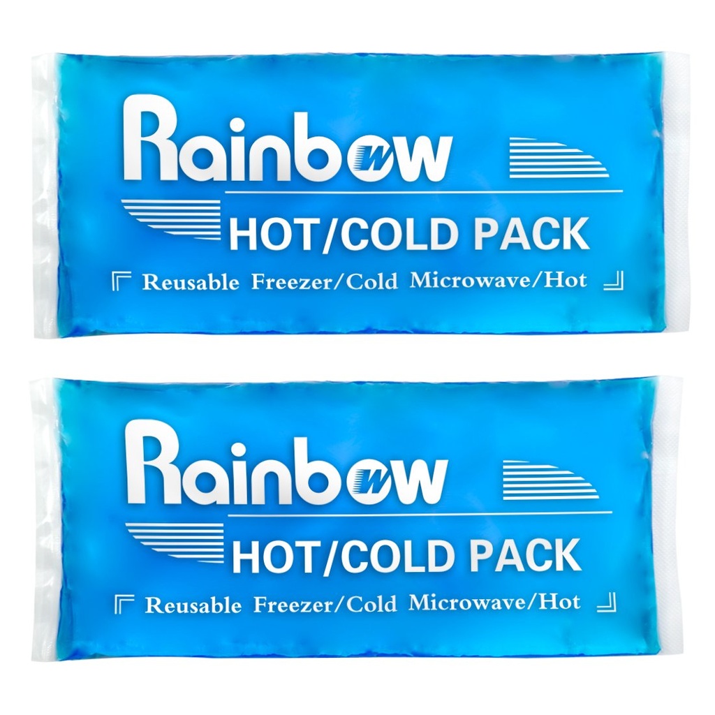Soft Ice Packs Korduvkasutatav Gel Pack 2, Hot ja Cold Gel Ice Packs vigastuste, peavalu, liigesevalu leevendamiseks, Comfort Ice Pack Paindlik ravi kaelal, pahkluu, põlve, jala, õla, küünarnukk, randme, jalad