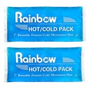 Soft Ice Packs Korduvkasutatav Gel Pack 2, Hot ja Cold Gel Ice Packs vigastuste, peavalu, liigesevalu leevendamiseks, Comfort Ice Pack Paindlik ravi kaelal, pahkluu, põlve, jala, õla, küünarnukk, randme, jalad
