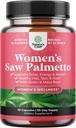 Extra Strength Saw Palmetto for Women 500mg - DHT Blocker for Women 30-Day Supply - Hair Vitamins for Hair Loss Supplement - Pure Saw Palmetto Extract Capsules with Maca Root & Biotin - 90 Capsules